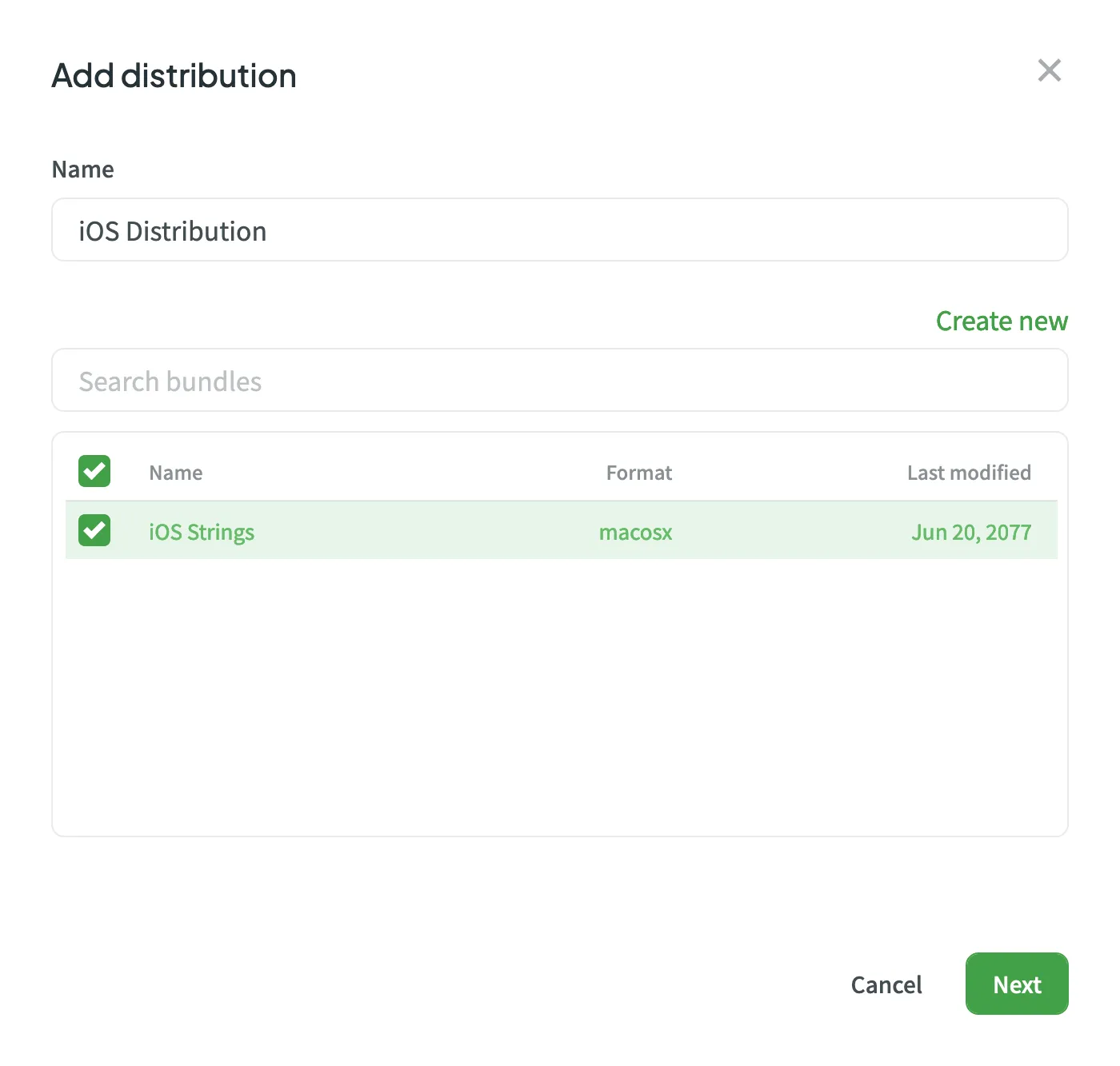 Configure Bundle File Format